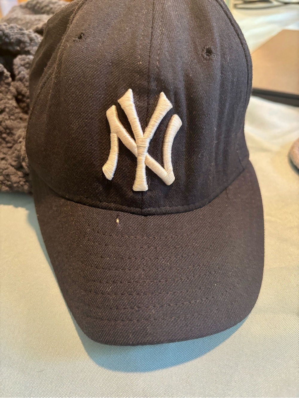 New Era Navy and Red Baseball Cap (Interior View)